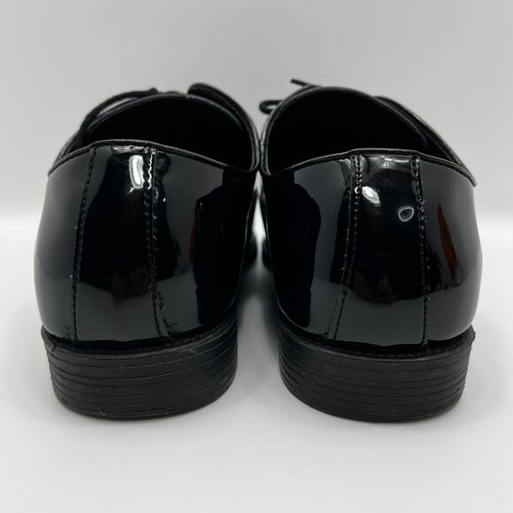 Fabian Couture S110-W001 Black Upper Square Toe Derby Mens 12W Dress Shoes - Picture 3 of 10